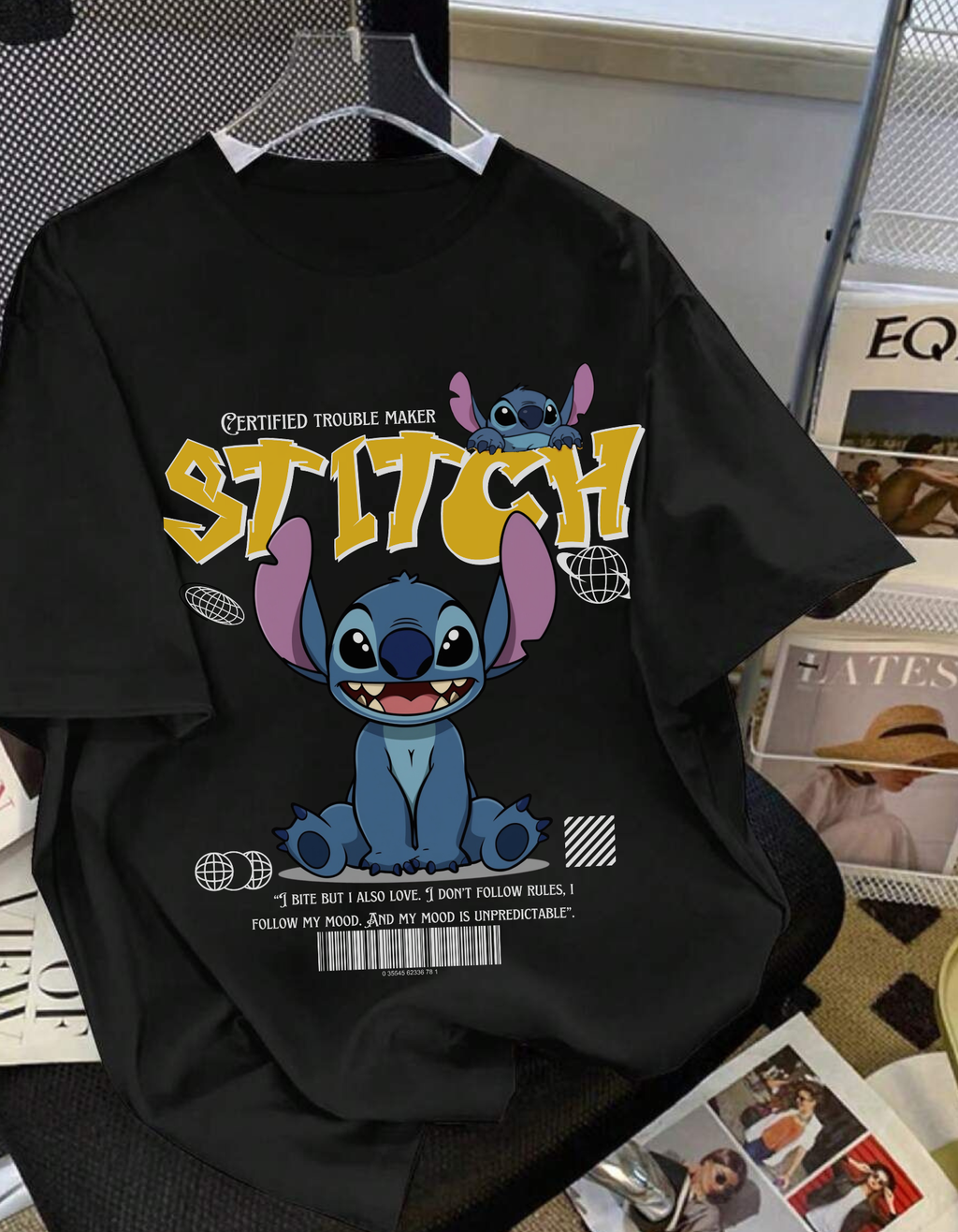 Oversized Stitch T-Shirt for Women