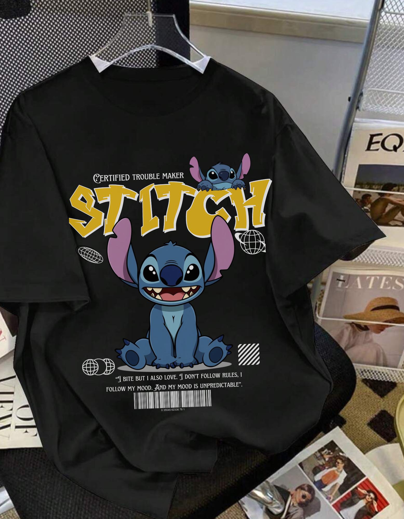 Oversized Stitch T-Shirt for Women