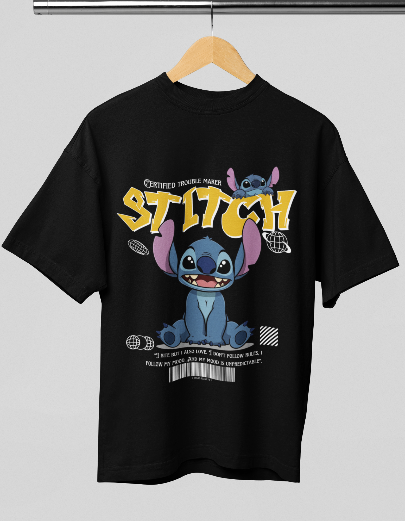 Oversized Stitch T-Shirt for Women