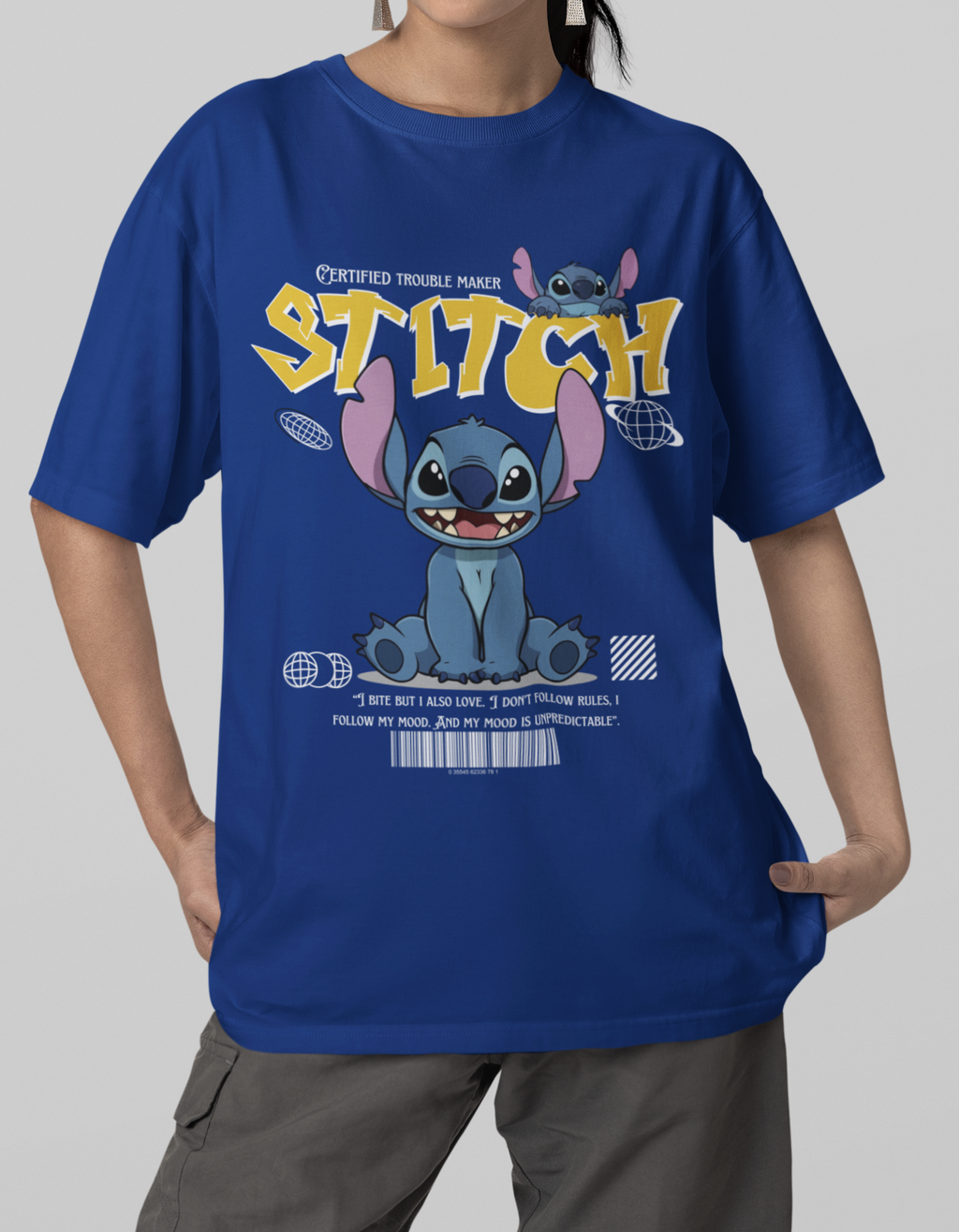 Oversized Stitch T-Shirt for Women