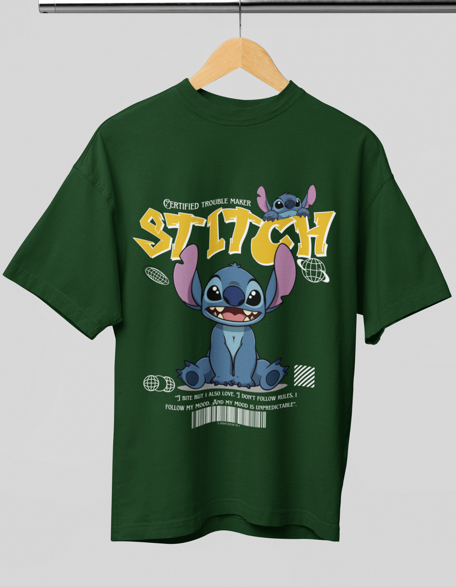 Oversized Stitch T-Shirt for Women