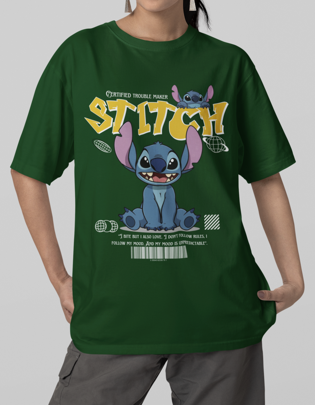 Oversized Stitch T-Shirt for Women