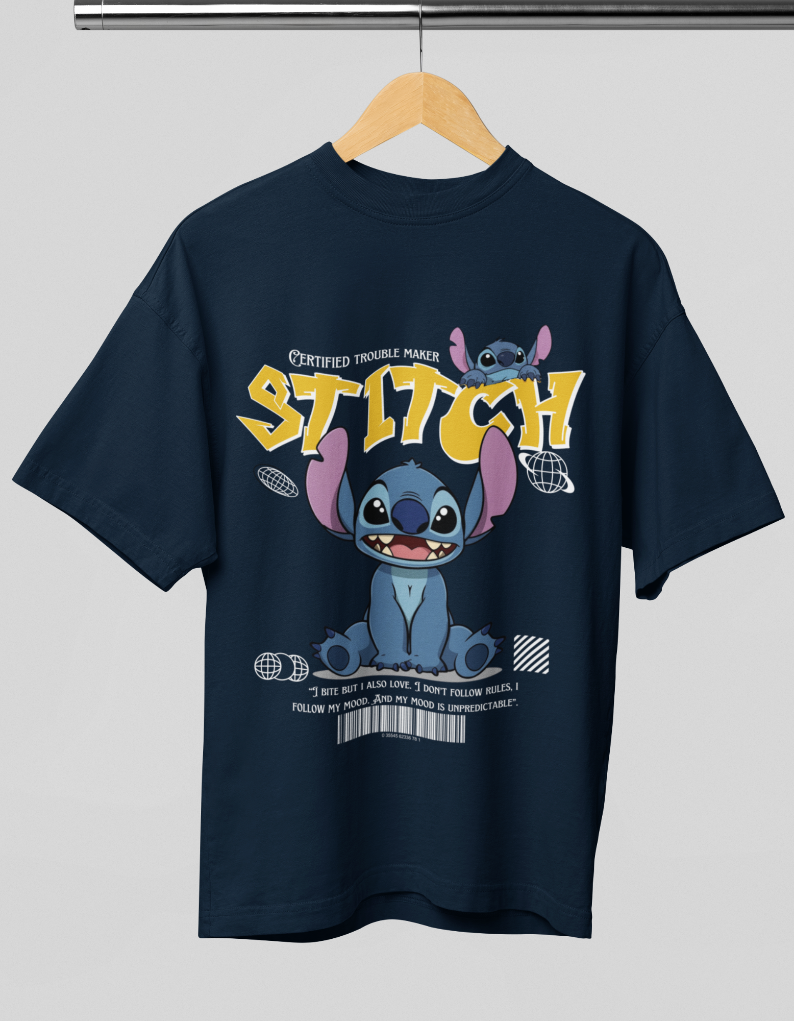 Oversized Stitch T-Shirt for Women