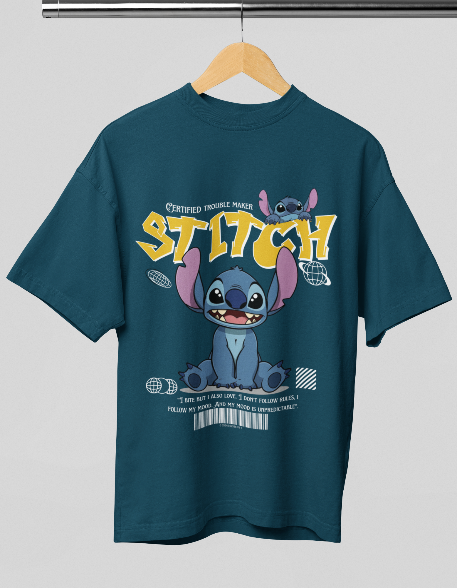 Oversized Stitch T-Shirt for Women