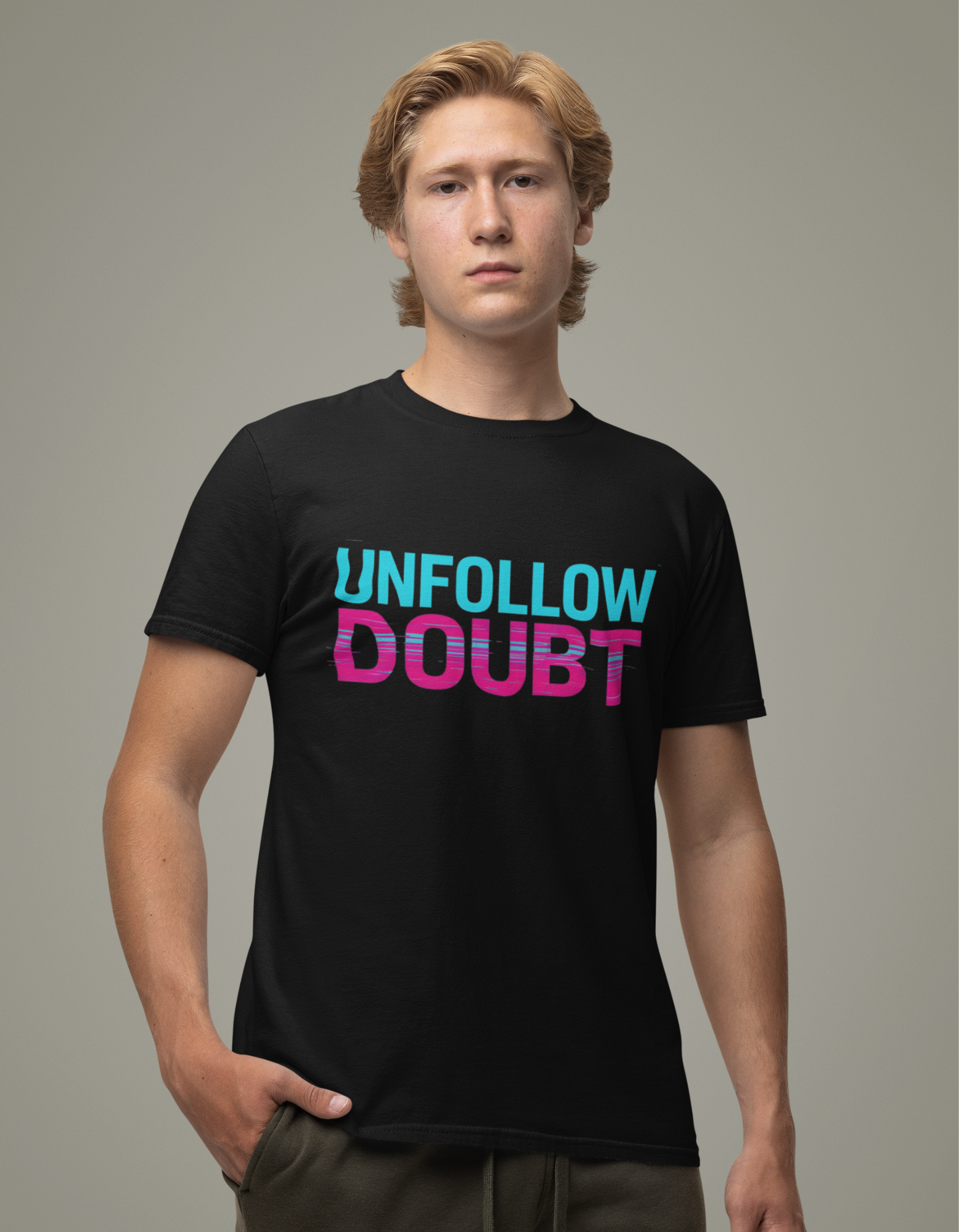 Unfollow Doubt Unisex Crew T-Shirt