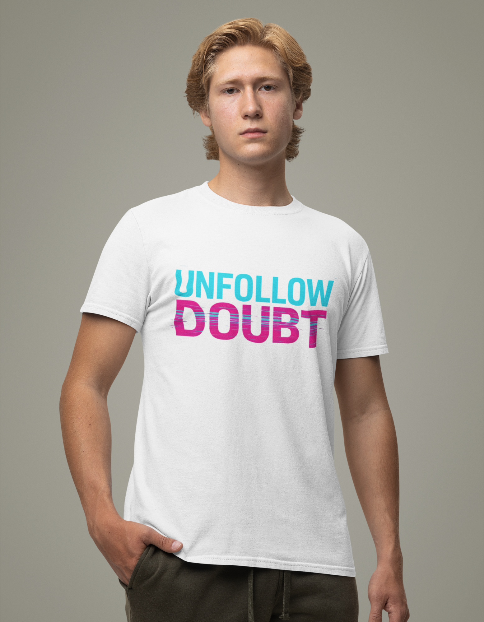 Unfollow Doubt Unisex Crew T-Shirt