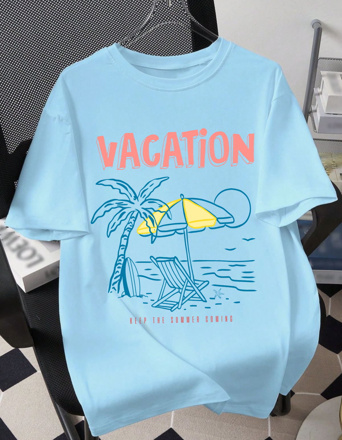 Unisex Oversized Vacation T-Shirt