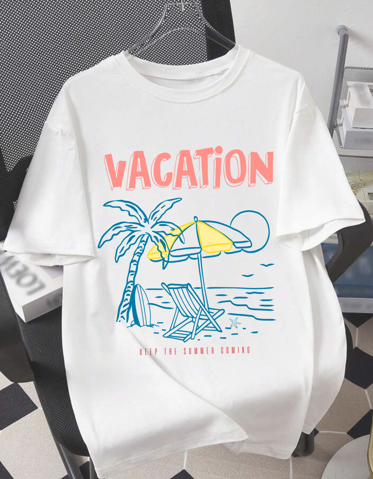 Unisex Oversized Vacation T-Shirt